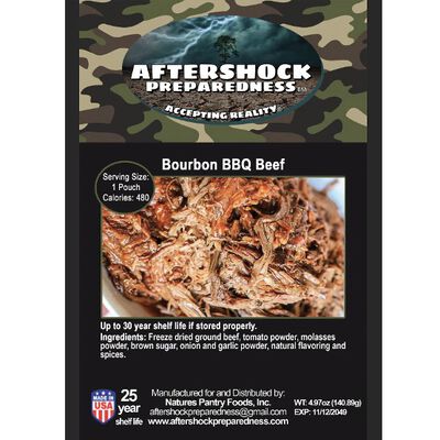 Bourbon BBQ Beef | 1 Pouch | Aftershock Preparedness